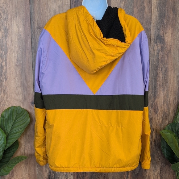 PINK Victoria's Secret Anorak Sherpa Lined Windbreaker Jacket M/L           M635 - Picture 5 of 10